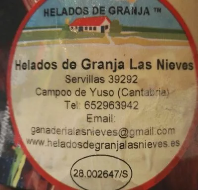 Helado Helados de Granja Las Nieves , code 8717524101923