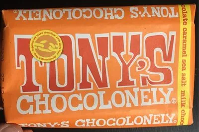 Chocolate caramel sea salt Tony’s Chocolonely 180gr, code 8717677335640
