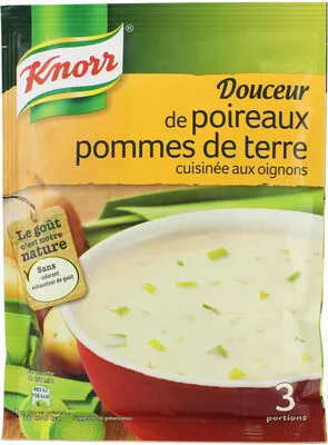 Knorr Soupe Douceur de Poireaux Pommes Terre 80g 3 Portions Knorr 80 g, code 8718114825199