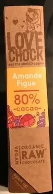 Organic Raw Chocolate Amande/Figue Lovechock 40 g e, code 8718421151738