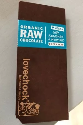 Lovechock Süße Kakaonibs & Meersalz Raw Chocolate,70 GR Stück Lovechock , code 8718421154326