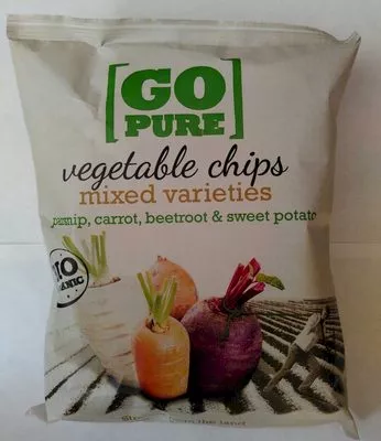 Vegetable Chips Mixed Varieties Go pure 90 g, code 8718781200312