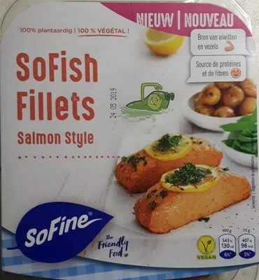 SoFish Fillets Salmon style SoFine , code 8718885891393