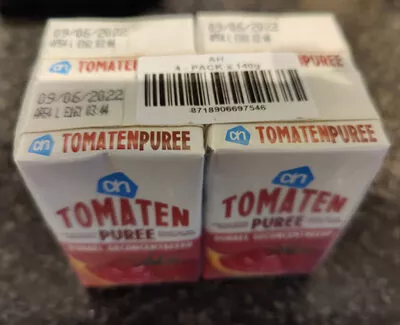 Tomaten Puree AH 4 pack, code 8718906697546