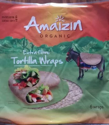 Extra fiber tortilla wraps Amaizin 240g, code 8718976015073