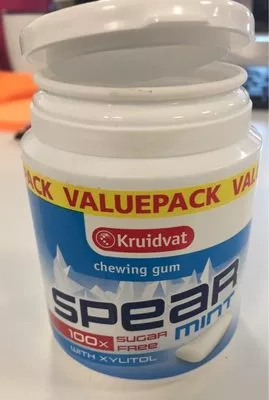 Chewing gum Spear mint Kruidvat , code 8719179342010