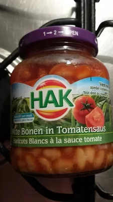Haricots blancs à la sauce tomate Hak , code 8720600136108