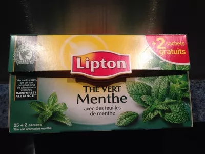 The vert menthe Lipton 25 sachets, code 8722700454328