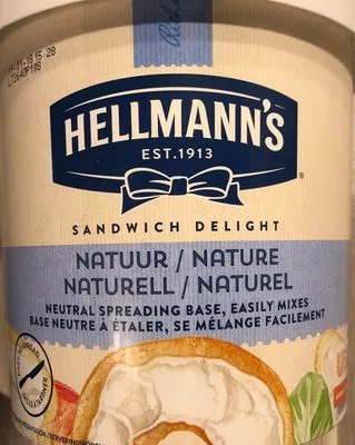 Sandwich Delight Nature Hellmann s, Hellmann's, Unilever Food Solutions 1,5 kg, code 8722700516590