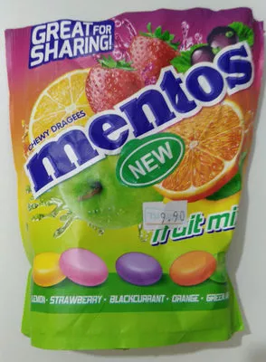 Mentos fruit mix Mentos 160 g, code 8723400782100