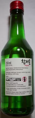 Soju Chamisul, Jinro 350 ml, code 8801048941001
