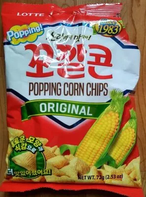 Popping Corn Chips Lotte 72 g, code 8801062893409