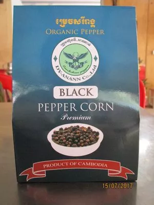 Premium Organic Black pepper corn Dy-Anann Co. 100g, code 8847104811710