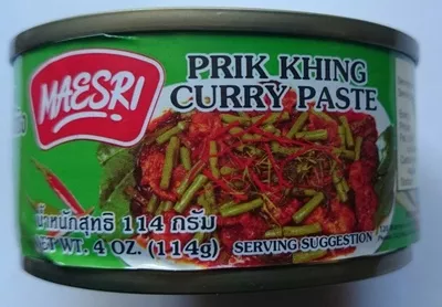 Prik Khing Curry Paste Maesri 114g, code 8850539240390
