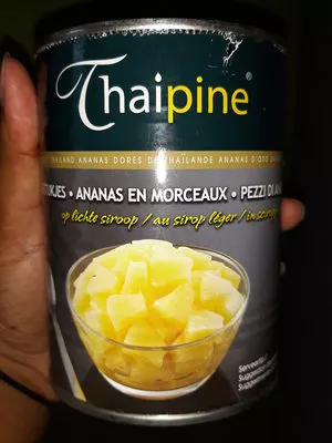 3 / 4 Ananas Morceaux Sirop Leger Thaipine 340 g/565 g, code 8852003305024