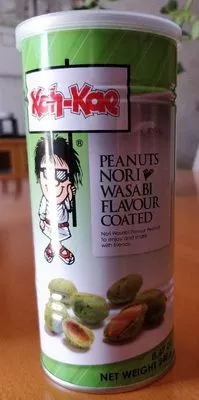 Peanuts Nori Wasabi Flavour Coated Koh kae, Koh-Kae 240 g, code 8852023664101
