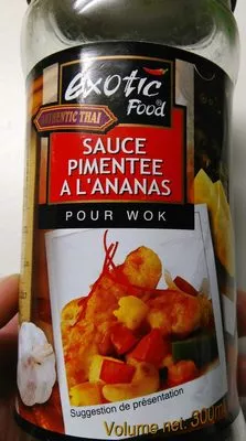 Sauce Pimentée à l'Ananas pour Wok Exotic Food 300 mL, code 8853662040561