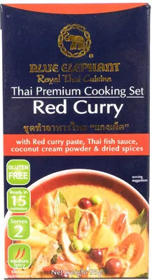 Royal Thai Cuisine Thai Premium Cooking Set Red Curry Blue Elephant 95 g, code 8854404004759