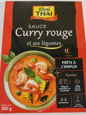 Sauce curry rouge et ses légumes  300 g, code 8858135071011