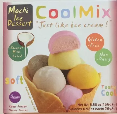 Buono Mochi Ice Dessert Cool Mix Buono 156 g e, code 8858679646065