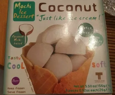 Mochi Ice Dessert Coconut Buono 156 g e, code 8858679646072