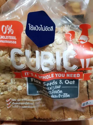 CUBIC Flax Seed & Oat Wheat Loaf CUBIC 360 g, code 8858894100038
