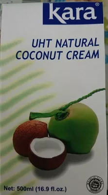 UHT Natural Coconut Cream Kara,  Pt Pulau Sambu 500ml, code 8886303210504