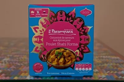 Concentré de saveurs aux épices pour Poulet Shahi Korma Parampara, General Mills 55 g, code 8902301820771