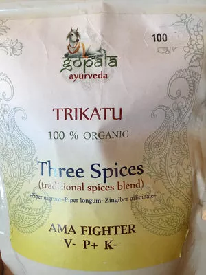 Trikatu Gopala Organic Products India 100g, code 8906051301047
