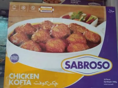 Chicken Kofta Sabroso, Sabirs 1000g, 32 Pieces, code 8964001541189