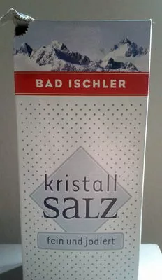 Bad Ischler Kristallsalz fein und jodiert Bad Ischler 500g, code 9001880906223