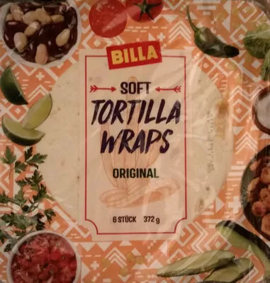 Soft Tortilla Wraps Original Billa 372 g, code 9002233060715