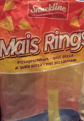 Mais Rings Mit Feinem Pizza-geschmack Im 125g Beutel Von Snackline Snackline , code 9002859040337