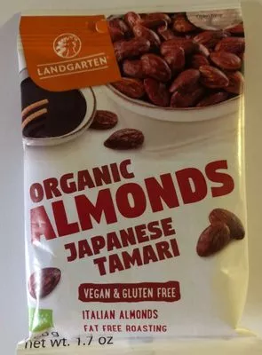 Organic almonds japanese tamari Landgarten , code 9004998900282