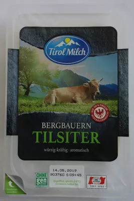 Bergbauern Tilsiter würzig-kräftig, aromatisch Tirol Milch Molkerei 150 g, code 9006020054550