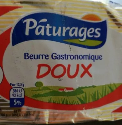 Beurre gastronomique doux Paturages 250 g, code 90093333