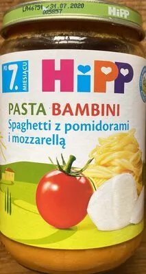 Spaghetti z pomidorami i mozzarellą Hipp 220 g, code 9062300130833