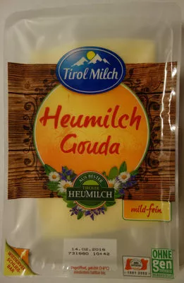 Heumilch Gouda, 45% Fett i. Tr., mild-fein Tirol Milch 150 g, code 9066001924708