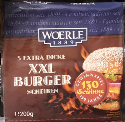 XXL Burger Scheiben Woerle 200 g, code 9066085219646