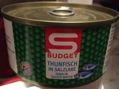 Thunfisch in Salzlake S-Budget , code 9100000710839
