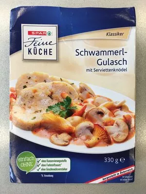Schwammerl-Gulasch mit Serviettenknödel Spar 330 g, code 9100000774510