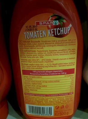 Tomaten Ketchup Spar 500 g, code 9100000806860
