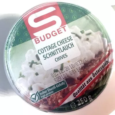 Cottage Cheese Schnittlauch S-Budget 250 g, code 9100000825687