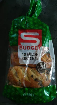 10 Milchbrötchen S Budget 350g, code 9100000832111