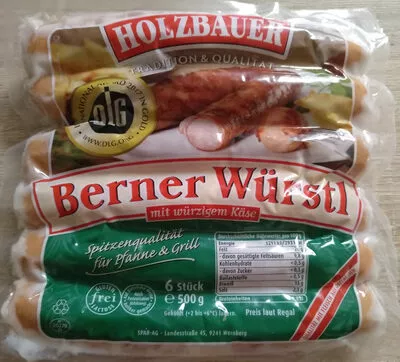 Berner Würstel mit würzigem Käse Holzbauer 500, code 9100200099901