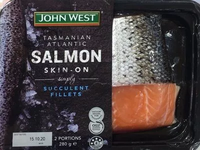 Salmon Skin-On John West , code 9300462111421