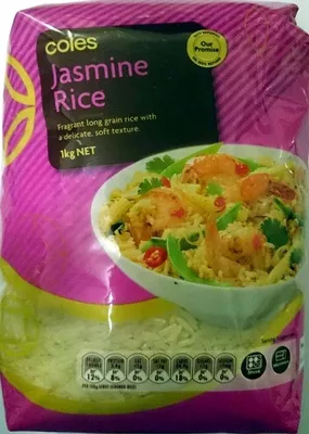 Jasmine Rice Coles 1kg, code 9300601176786