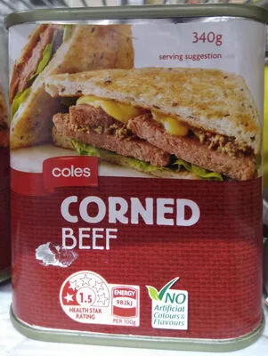 Corned Beef Coles 340, code 9300601310746