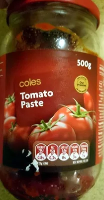 Tomato Paste Coles 500g, code 9300601428601
