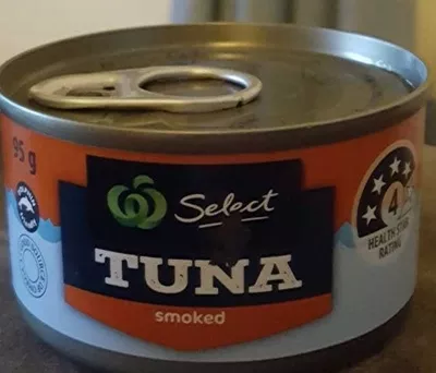 Woolworths Select Tuna Smoked Woolworths Select, Woolworths 95 g, code 9300633714413